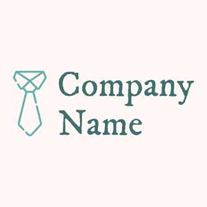 Tie logo on a Snow background - Moda & Belleza