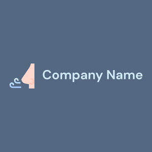 Inhale logo on a Kashmir Blue background - Hospital & Farmácia