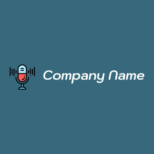 Microphone logo on a Matisse background - Arte & Entretenimiento