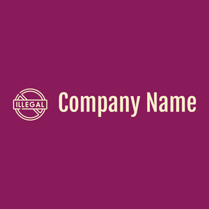 Illegal logo on a Dark Purple background - Segurança