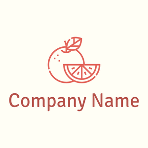 Orange logo on a Ivory background - Comida & Bebida