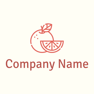 Orange logo on a Ivory background - Eten & Drinken