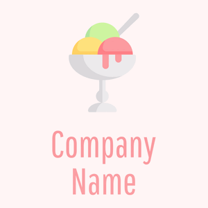 White Smoke Icecream on a Snow background - Food & Drink