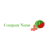 Logotipo de cosecha de fresas y mellon - Venta al detalle Logotipo