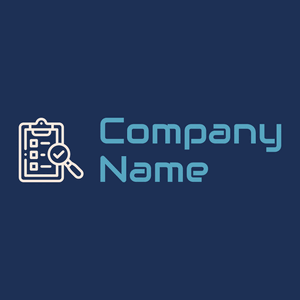 Inventory logo on a Regal Blue background - Abstrait