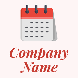 Calendar logo on a white background - Abstrait