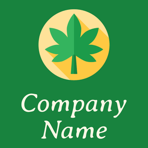 Cannabis logo on a Salem background - Medicina & Farmacia