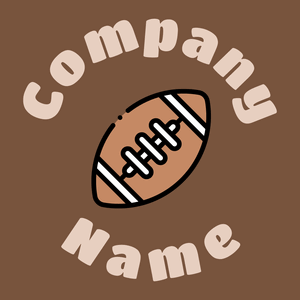 American football on a Old Copper background - Deportes