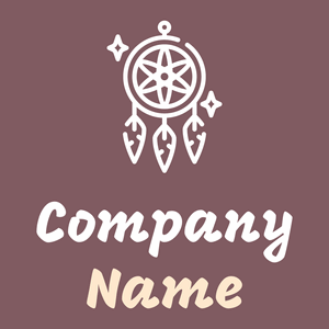 Dreamcatcher logo on a Light Wood background - Abstrakt