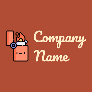 Lighter logo on a Medium Carmine background - Abstrakt