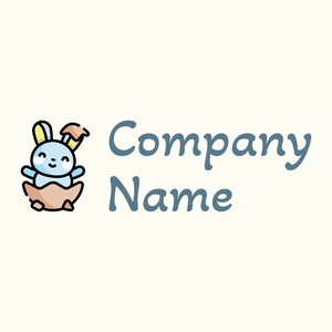 Easter bunny on a Ivory background - Religiosidade