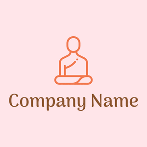 Monk logo on a Misty Rose background - Religión