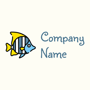 Fish logo on a Ivory background - Animali & Cuccioli