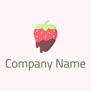 Strawberry on a Snow background - Comida & Bebida