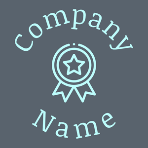 Medal logo on a Shuttle Grey background - Deportes