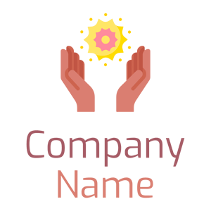 Hands Reiki logo on a White background - Abstracto