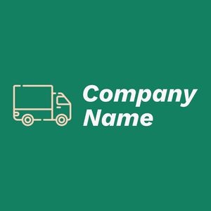 Truck logo on a Deep Sea background - Automobile & Véhicule
