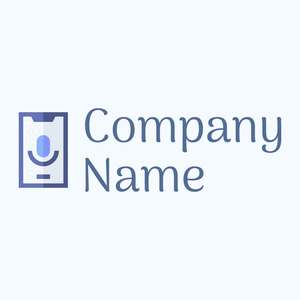 Podcast logo on a Alice Blue background - Communications