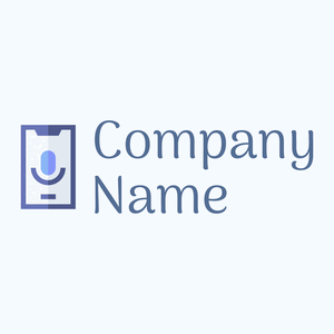 Podcast logo on a Alice Blue background - Comunicaciones