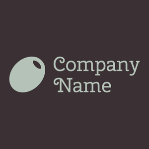 Olives logo on a Melanzane background - Landbouw