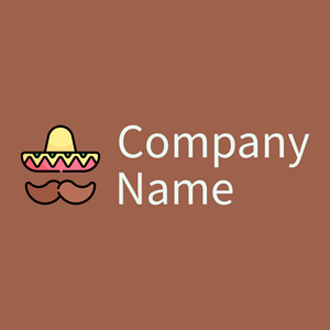 Mexican hat on a Dark Tan background - Politik