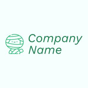 Mummy logo on a Azure background - Abstrato