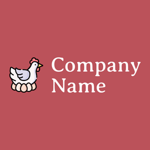 Chicken on a Blush background - Agricultura