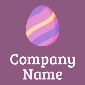 Easter egg on a Trendy Pink background - Religiosidade