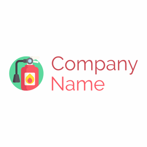 Fire extinguisher on a White background - Sicurezza