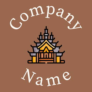 Sanctuary logo on a brown background - Religion