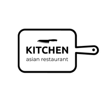 Restaurant logo with cutting board - Alimentos & Bebidas