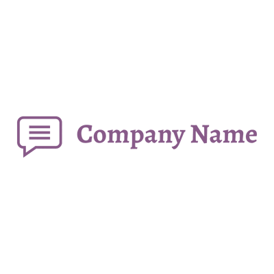 Comment logo on a White background - Kommunikation