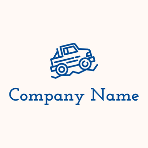 Jeep logo on a Seashell background - Automobile & Véhicule
