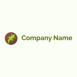 Lizard logo on a Ivory background - Dieren/huisdieren