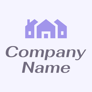 Houses logo on a Ghost White background - Abstrait