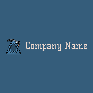 Grim reaper logo on a Matisse background - Abstracto