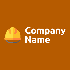 Helmet logo on a Tenne (Tawny) background - Construction & Outils