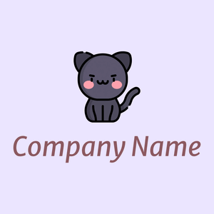 Black cat on a Magnolia background - Animales & Animales de compañía