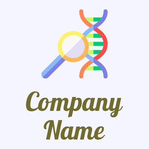 Dna structure on a Ghost White background - Medisch & Farmaceutisch
