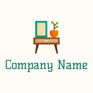Night stand logo on a Floral White background - Muebles de casa