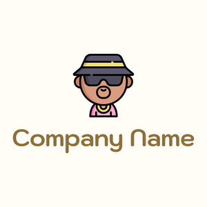 Rapper logo on a Floral White background - Divertissement & Arts