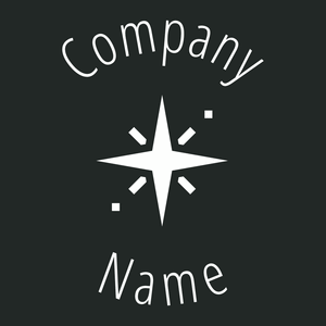 Holy star logo on a Woodsmoke background - Religión