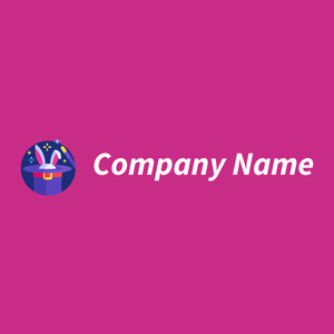 Magic logo on a Medium Red Violet background - Arte & Intrattenimento