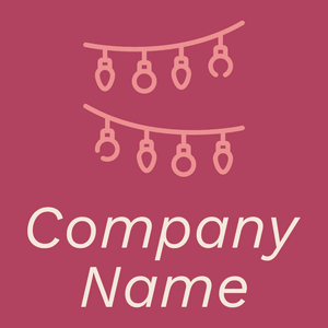 Lights on a Rouge background - Abstrato