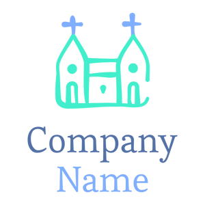 Church on a White background - Religión
