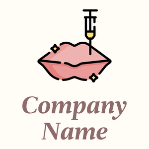 Lips logo on a Floral White background - Moda & Belleza