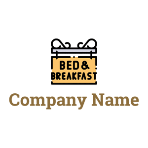 Bed and breakfast on a White background - Viaggi & Alberghi