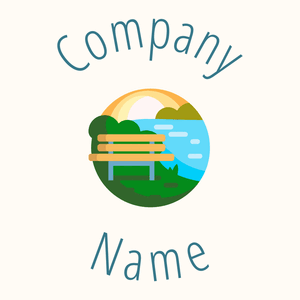 Park logo on a Floral White background - Meio ambiente