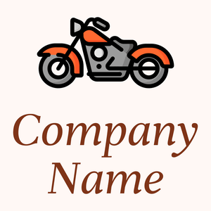 Motorcycle on a Seashell background - Abstrakt