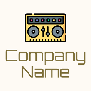 DJ Mixer on a Floral White background - Entretenimento & Artes
